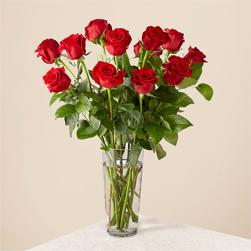 Long Stem Red Rose Bouquet – Ruiz Creationz Llc, Miami FL