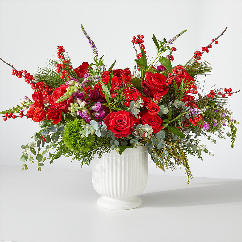 Big Red Bow Bouquet – Ruiz Creationz Llc, Miami FL
