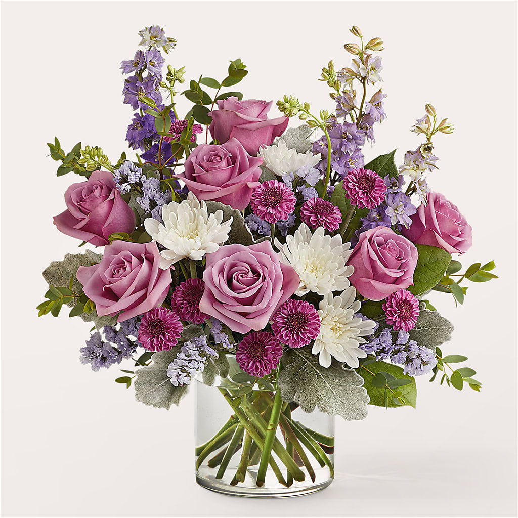Violet Frost Bouquet – Ruiz Creationz Llc, Miami FL