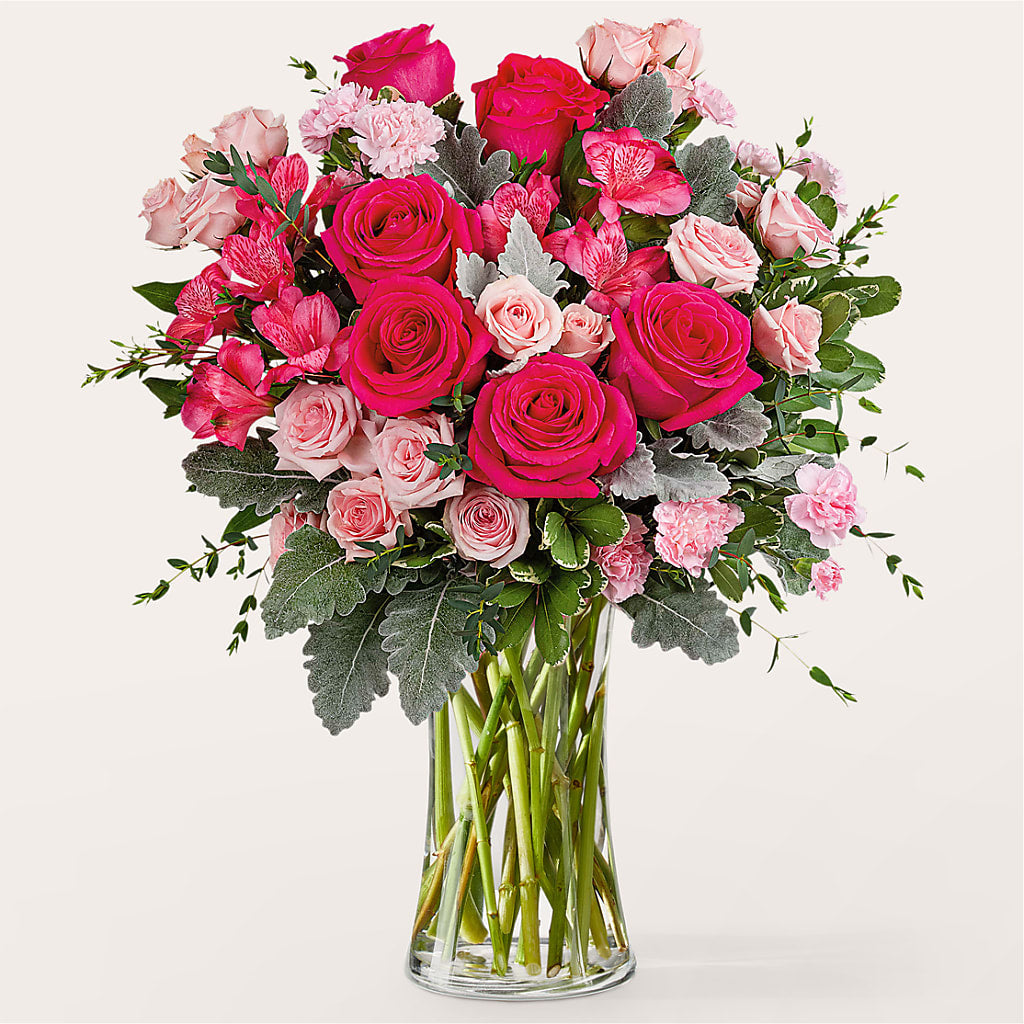 Tickled Pink Bouquet – Ruiz Creationz Llc, Miami FL