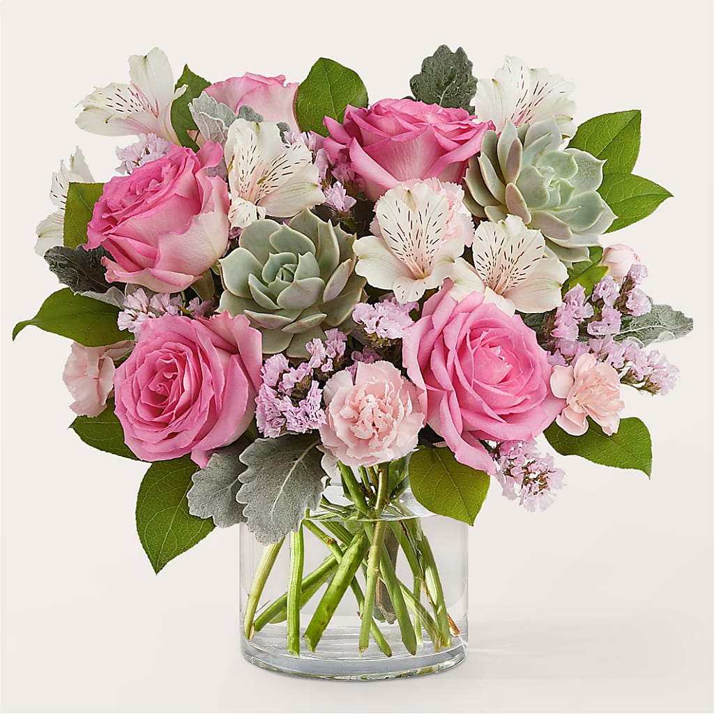 Dusty Rose Bouquet – Ruiz Creationz Llc, Miami FL