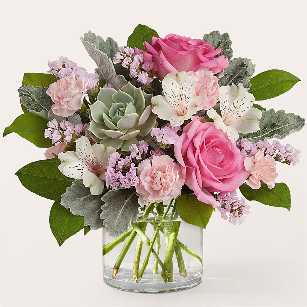 Dusty Rose Bouquet – Ruiz Creationz Llc, Miami FL