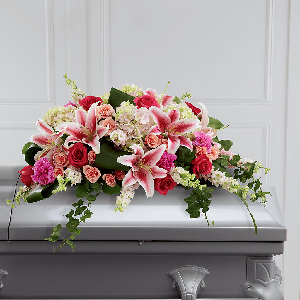 Splendid Grace Casket Spray – Ruiz Creationz Llc, Miami FL