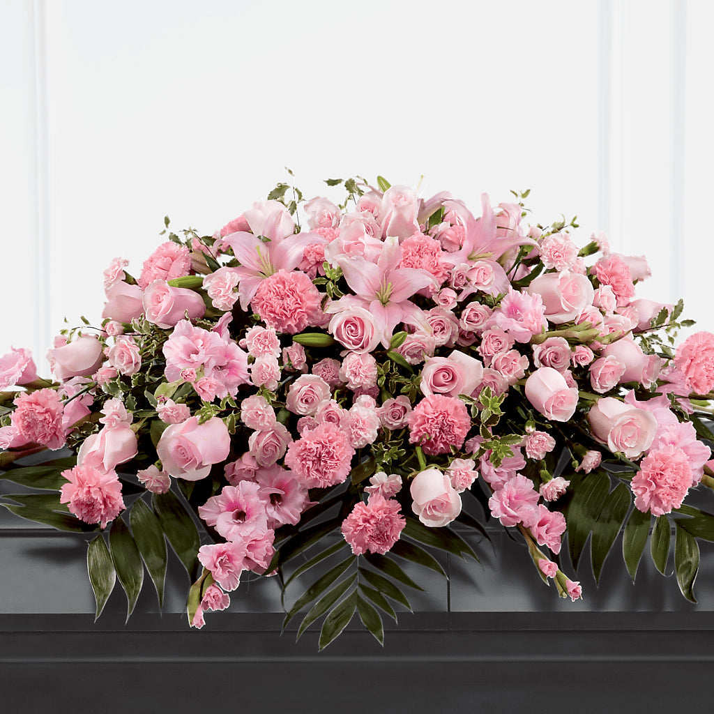 Garden of Comfort Casket Spray (Standard) – Ruiz Creationz Llc, Miami FL