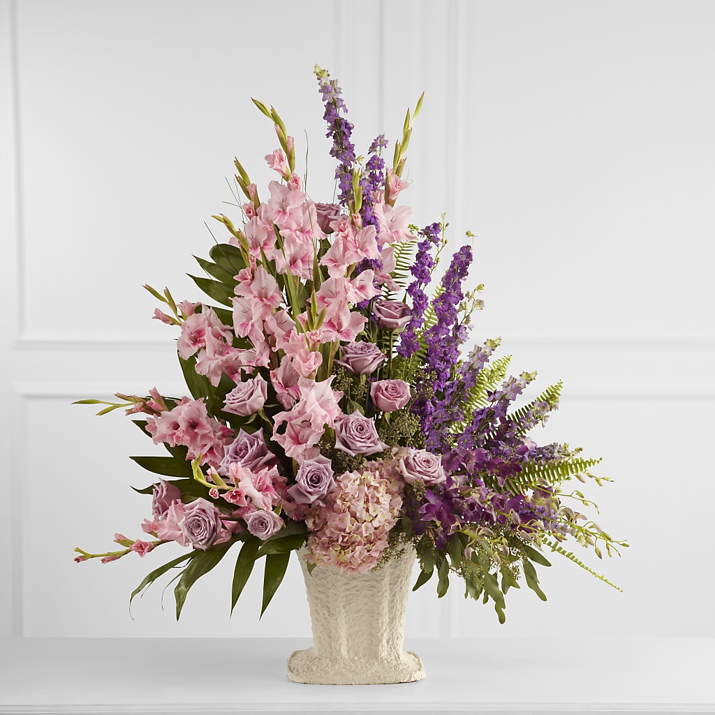 Flowing Garden Arrangement – Ruiz Creationz Llc, Miami FL