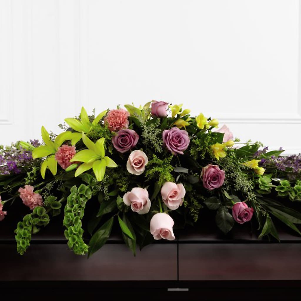 Forever Beloved Casket Spray – Ruiz Creationz Llc, Miami FL
