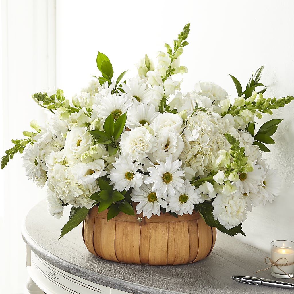 Pure Ivory Basket – Ruiz Creationz Llc, Miami FL