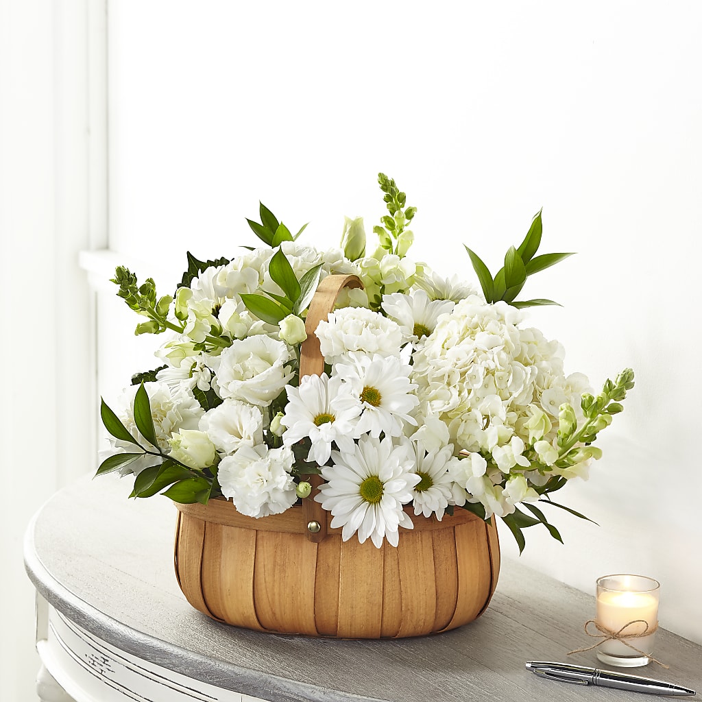 Pure Ivory Basket – Ruiz Creationz Llc, Miami FL