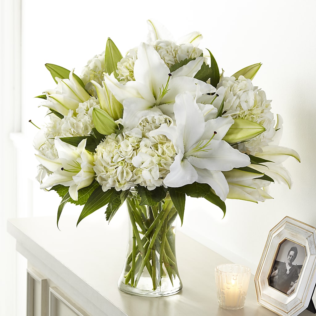 Compassionate Lily Bouquet – Ruiz Creationz Llc, Miami FL