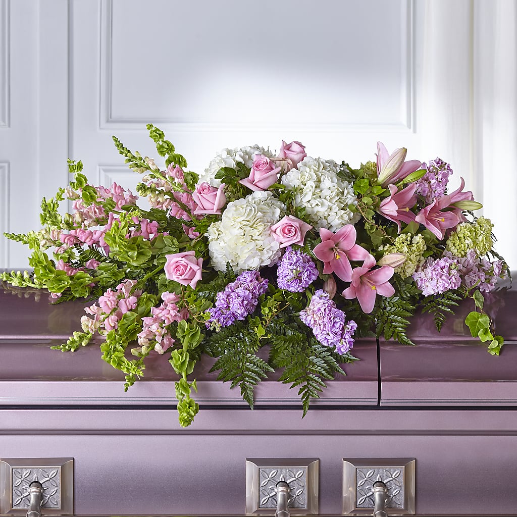 Life's Gratitude Casket Spray – Ruiz Creationz Llc, Miami FL