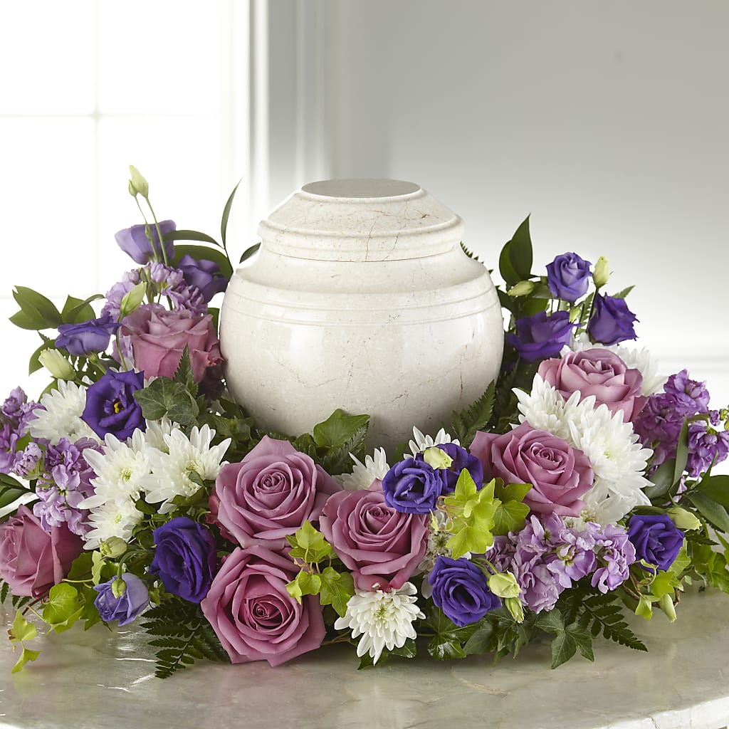 Blooming Sympathy Cremation Adornment – Ruiz Creationz Llc, Miami FL
