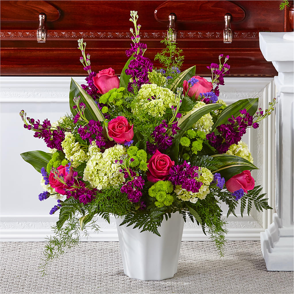 Beautiful Horizons Floor Basket – Ruiz Creationz Llc, Miami FL