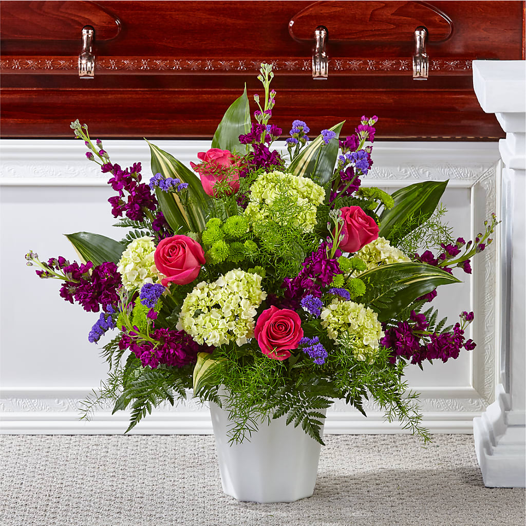 Beautiful Horizons Floor Basket – Ruiz Creationz Llc, Miami FL