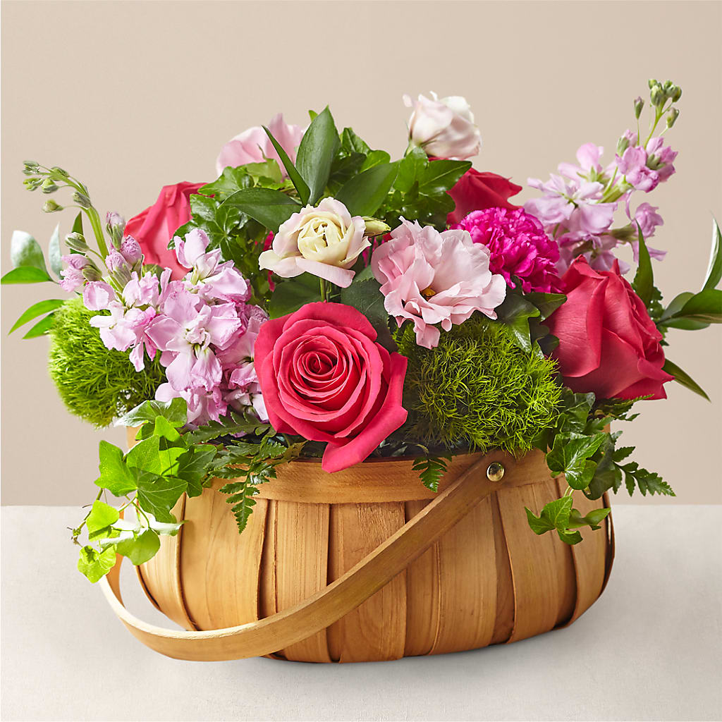 Radiance in Bloom Basket – Ruiz Creationz Llc, Miami FL