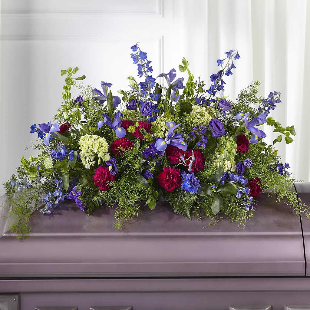 Always Treasured Casket Spray – Ruiz Creationz Llc, Miami FL