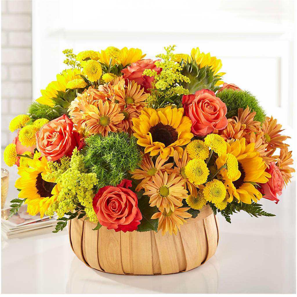 Harvest Sunflower Basket – Ruiz Creationz Llc, Miami FL