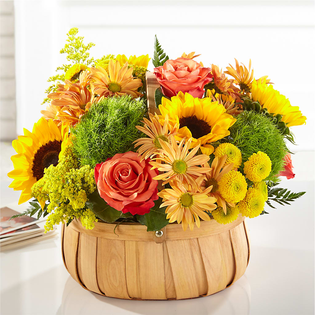Harvest Sunflower Basket – Ruiz Creationz Llc, Miami FL