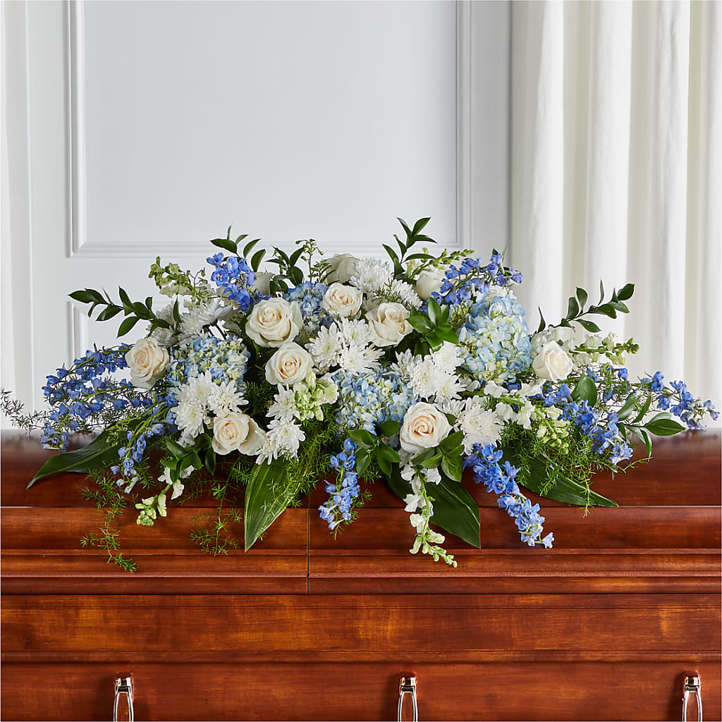 Timeless Essence Casket Spray – Ruiz Creationz Llc, Miami FL