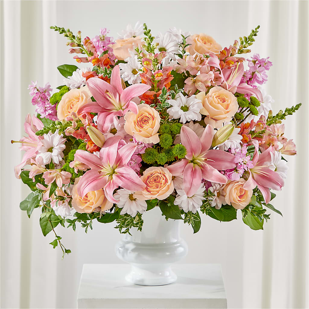 Heartfelt Gesture Urn Arrangement – Ruiz Creationz Llc, Miami FL