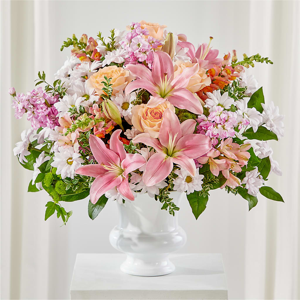 Heartfelt Gesture Urn Arrangement – Ruiz Creationz Llc, Miami FL