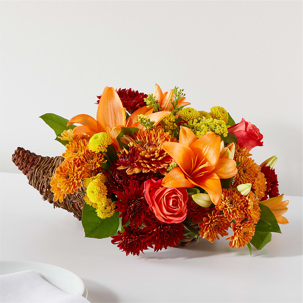 Bouquet of Blessings Cornucopia – Ruiz Creationz Llc, Miami FL
