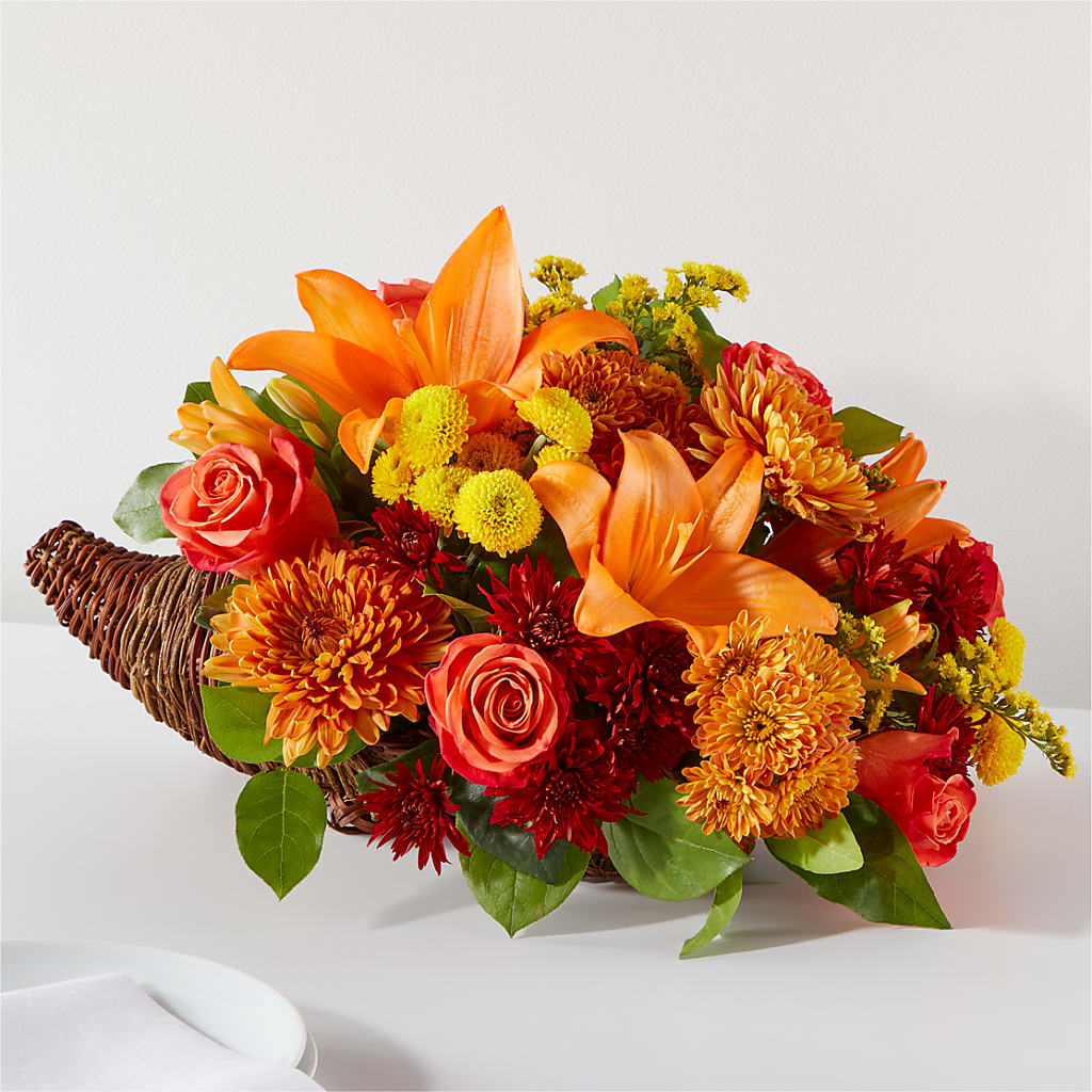 Bouquet of Blessings Cornucopia – Ruiz Creationz Llc, Miami FL