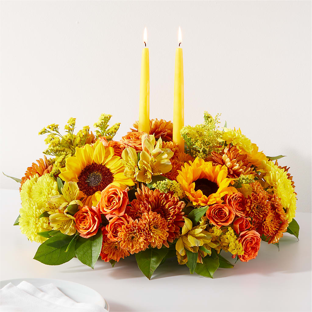 Autumn Harmony Centerpiece – Ruiz Creationz Llc, Miami FL