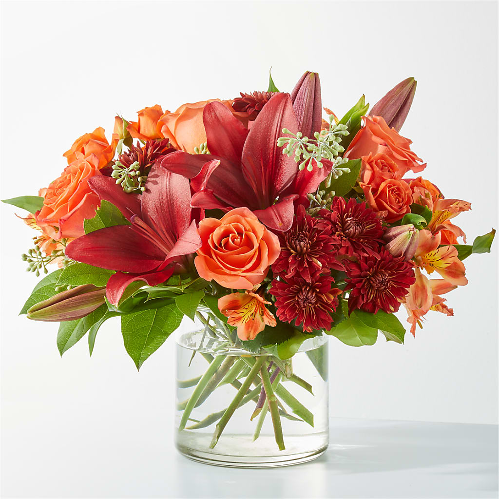 Crimson Leaves Bouquet – Ruiz Creationz Llc, Miami FL