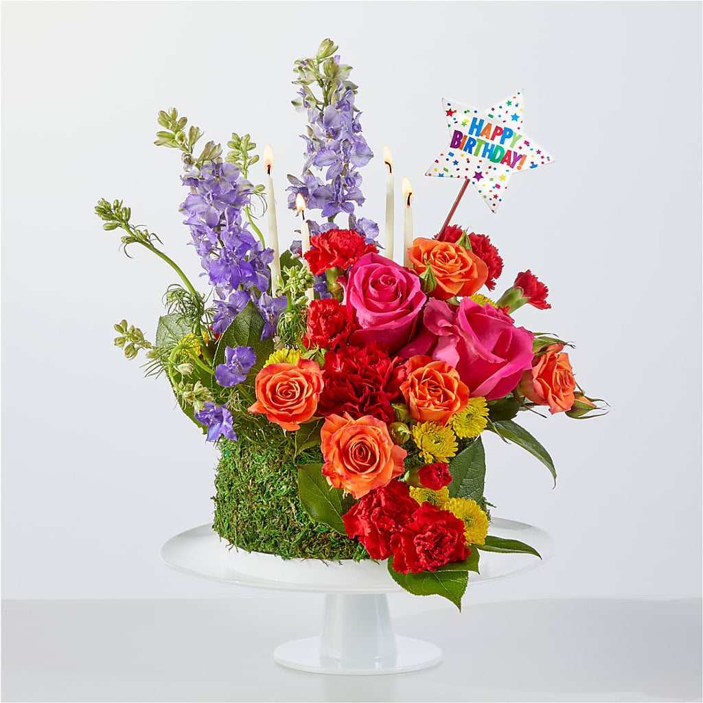 Best Year Yet Floral Cake – Ruiz Creationz Llc, Miami FL
