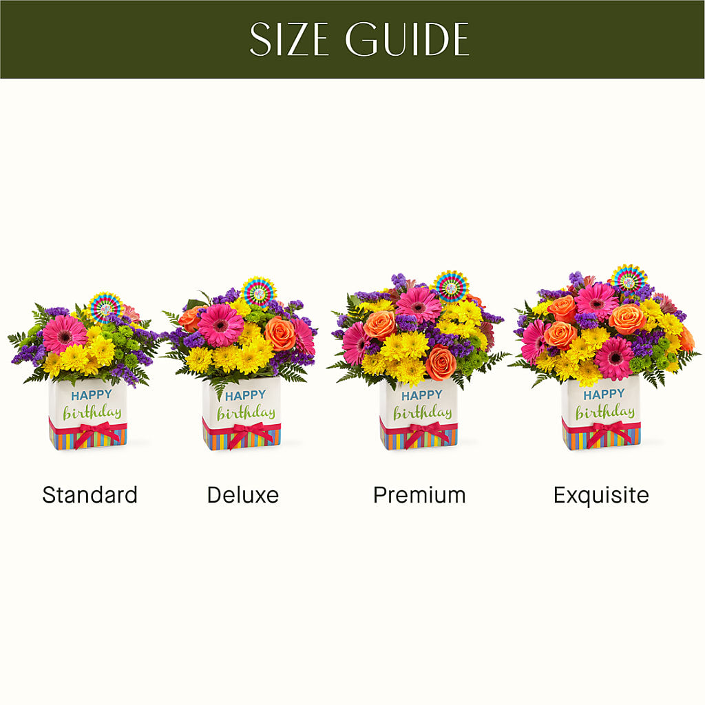 Birthday Brights Bouquet –  Ruiz Creationz Llc, Miami FL