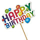 Happy Birthday Pick –  Ruiz Creationz Llc, Miami FL
