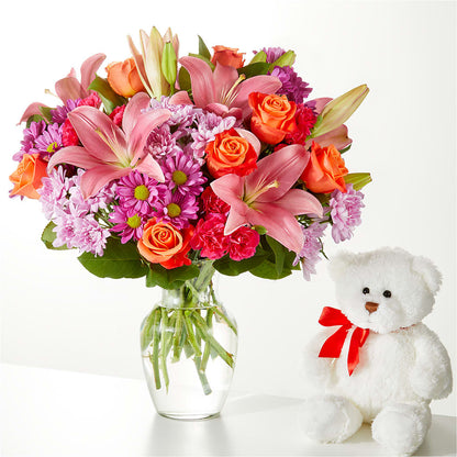 One and Only Bouquet and Bear Bundle –  Ruiz Creationz Llc, Miami FL