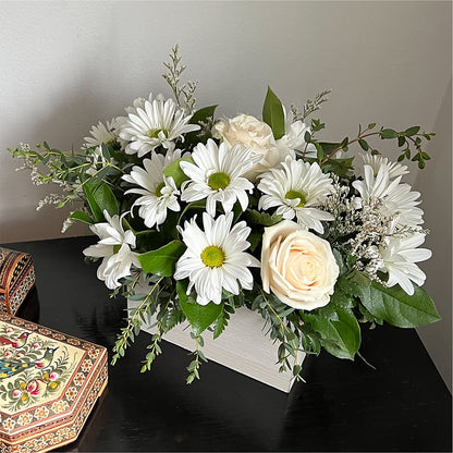 Fresh Linen Box Bouquet –  Ruiz Creationz Llc, Miami FL