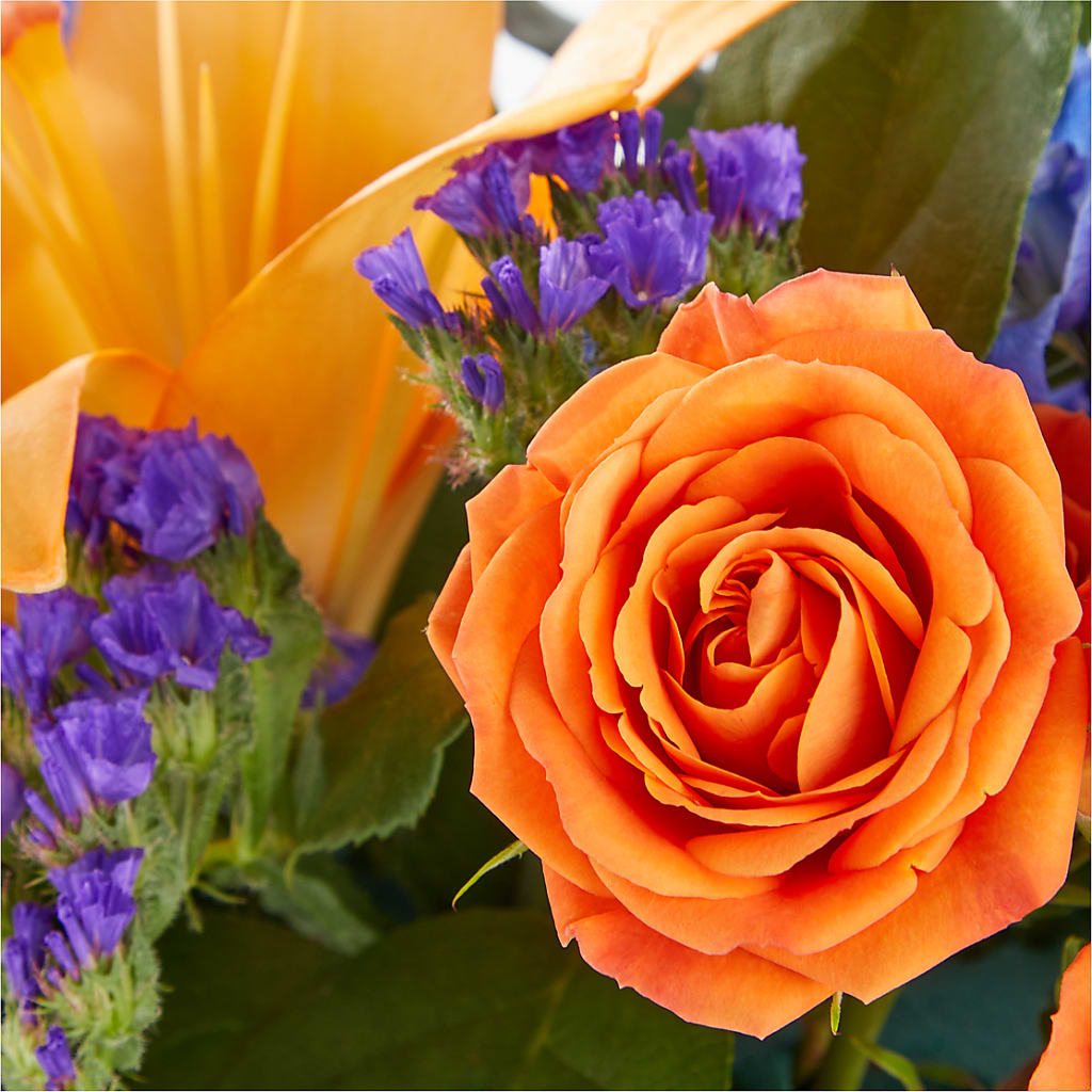 Radiant Citrus Box Bouquet –  Ruiz Creationz Llc, Miami FL
