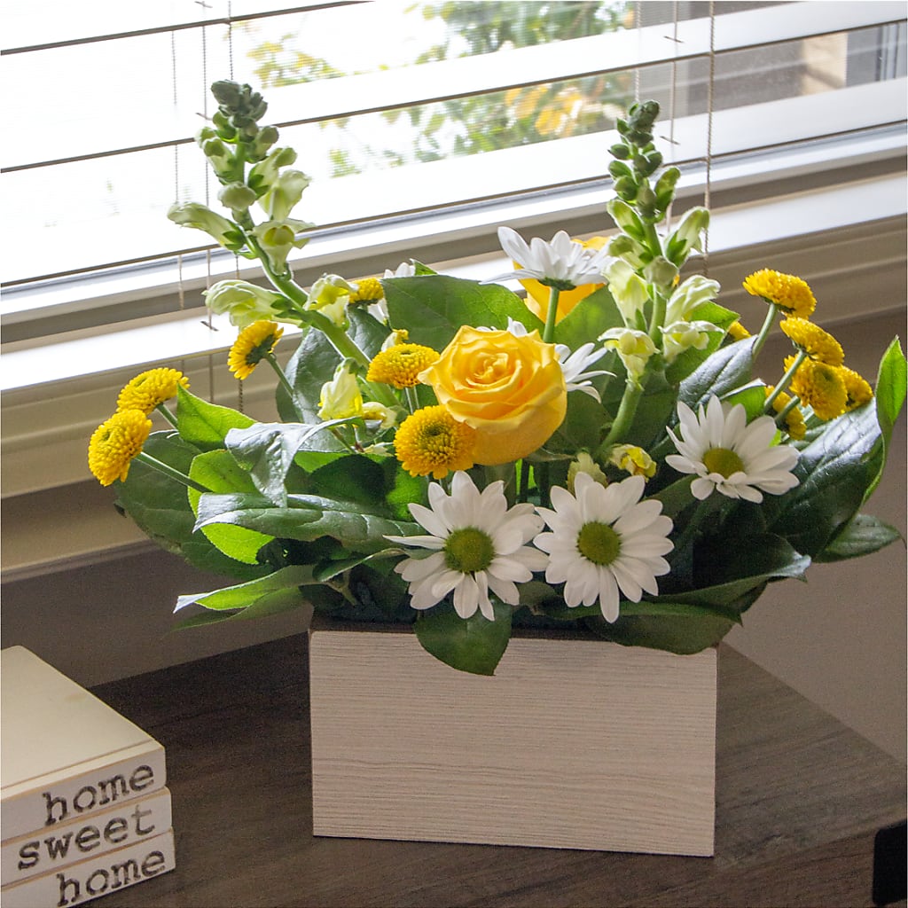 Sun Salutation Box Bouquet –  Ruiz Creationz Llc, Miami FL