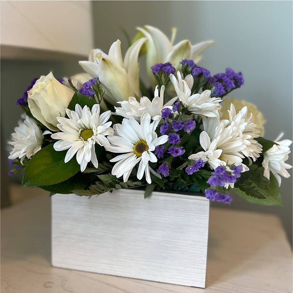 Beyond Blue Box Bouquet –  Ruiz Creationz Llc, Miami FL