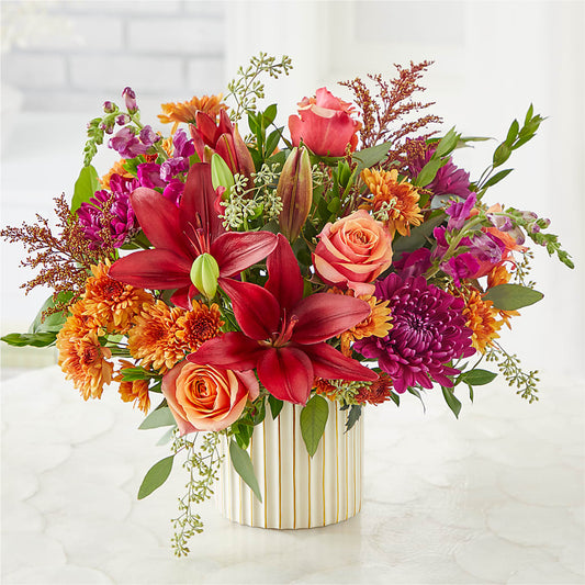 Burgundy Landscape Bouquet – RUIZ CREATIONZ LLC, Miami FL