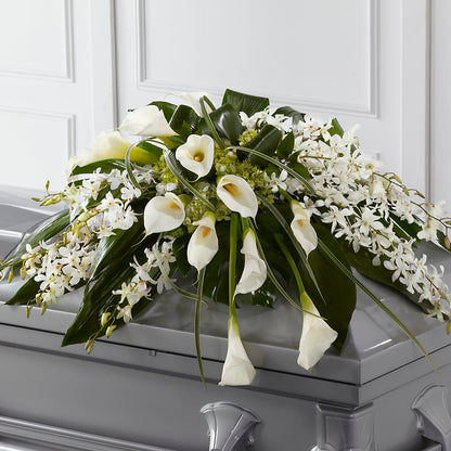 Angel Wings Casket Spray –  Ruiz Creationz Llc, Miami FL