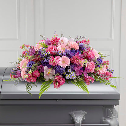 Glorious Garden Casket Spray –  Ruiz Creationz Llc, Miami FL