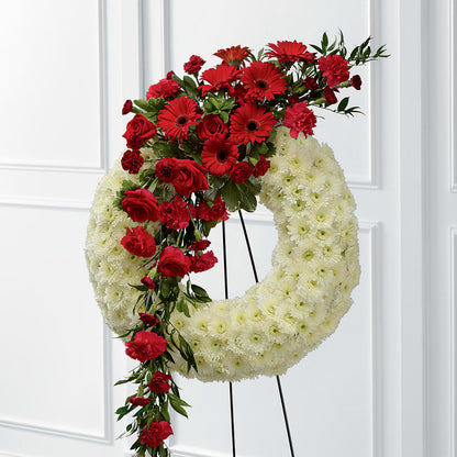 Graceful Tribute Wreath –  Ruiz Creationz Llc, Miami FL