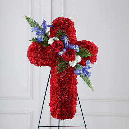 Faithful Hero Floral Cross –  Ruiz Creationz Llc, Miami FL