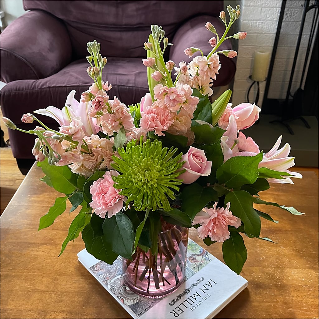 Pretty in Pink Bouquet –  Ruiz Creationz Llc, Miami FL