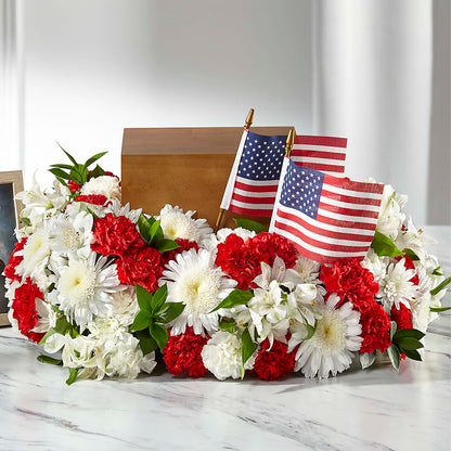 Spirit of Patriotism Cremation Adornment –  Ruiz Creationz Llc, Miami FL