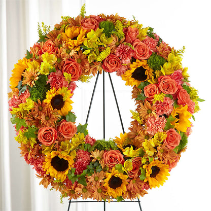 Autumnal Memories Wreath (Standard) –  Ruiz Creationz Llc, Miami FL