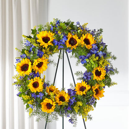 Bright Rays Wreath –  Ruiz Creationz Llc, Miami FL