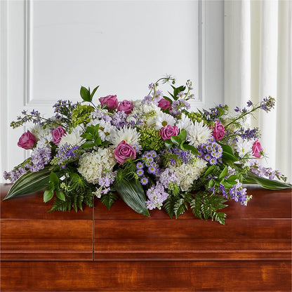 Meadows of Serenity Casket Spray –  Ruiz Creationz Llc, Miami FL