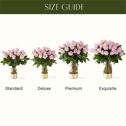 Picture Perfect Pink Rose Bouquet –  Ruiz Creationz Llc, Miami FL