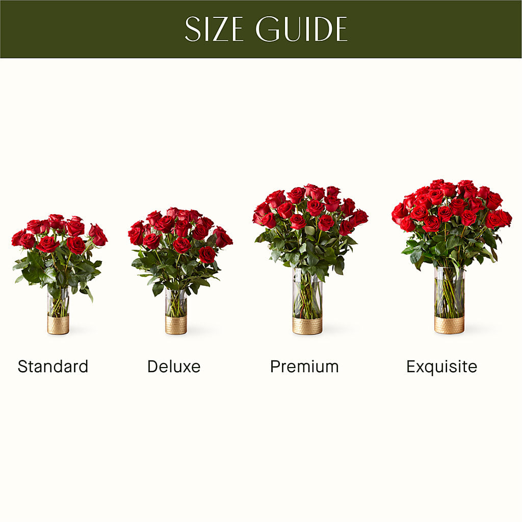 Classic Love Red Rose Bouquet –  Ruiz Creationz Llc, Miami FL