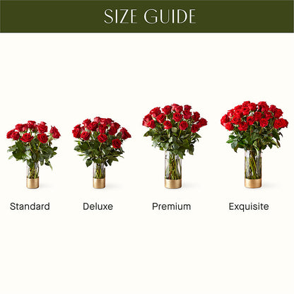 Classic Love Red Rose Bouquet –  Ruiz Creationz Llc, Miami FL