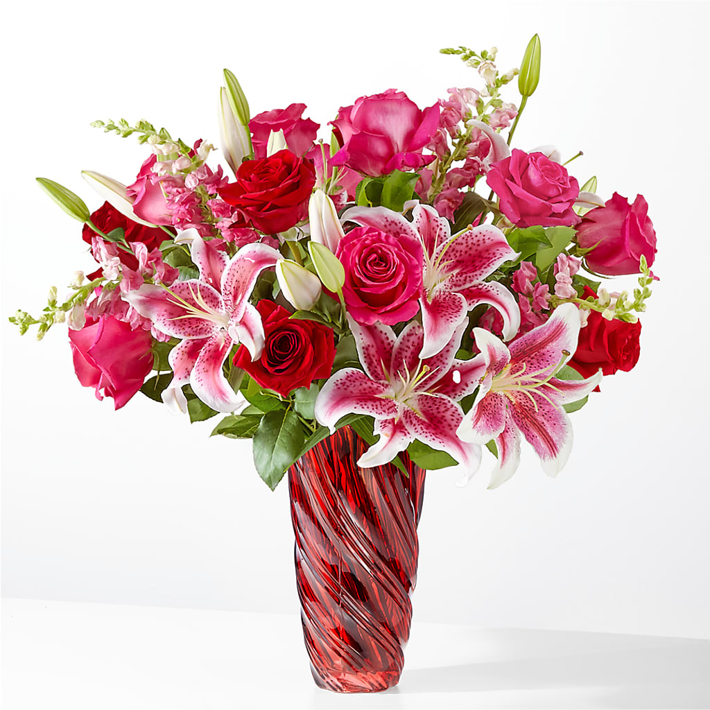 Always You Bouquet with Luxe Swirl Vase –  Ruiz Creationz Llc, Miami FL